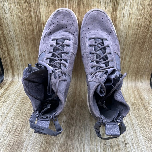 Nike SF Air Force 1 Mid Men's Size 13 Gunsmoke‎ Suede Sneakers Shoes 917753-007 - Picture 6 of 10